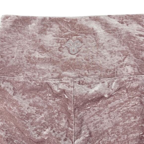 TNA Atmosphere Crushed Velvet Biker Short Sz XS Wistful Mauve - Picture 8 of 8